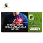 TEREA Green Zing Uzbekistan | Fresh Menthol Tobacco for IQOS ILUMA